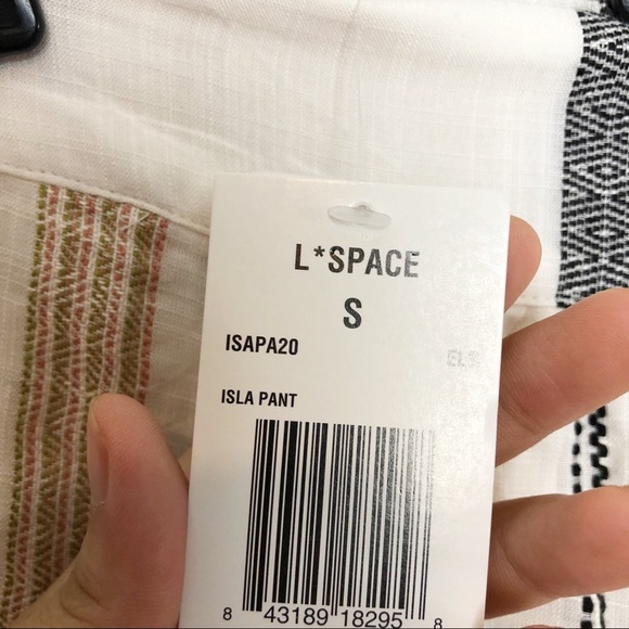 L Space Isla Wide Leg Split Pants Size Small *read* - Picture 10 of 10